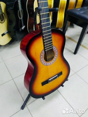 Новая Классическая гитара 4/4 Санберст