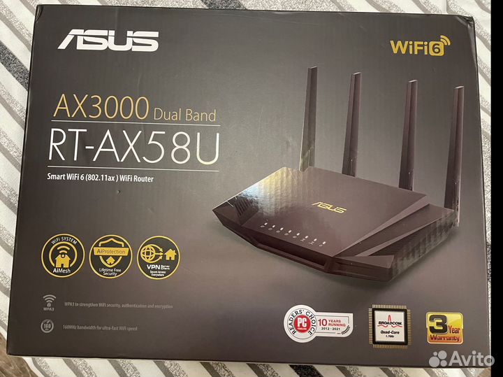 Маршрутизатор Asus RT-AX58U
