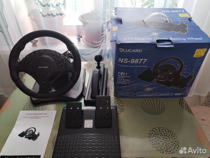 Игровой руль alucard NS-9877