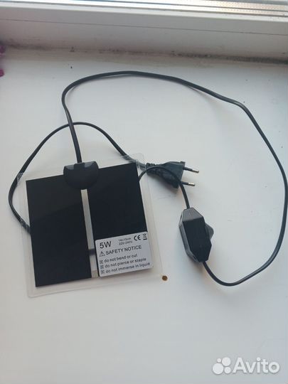 Греющий коврик для террариумов