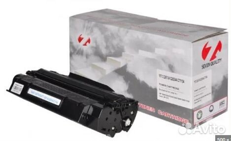 Тонер-картридж черный Q5942A Seven Quality