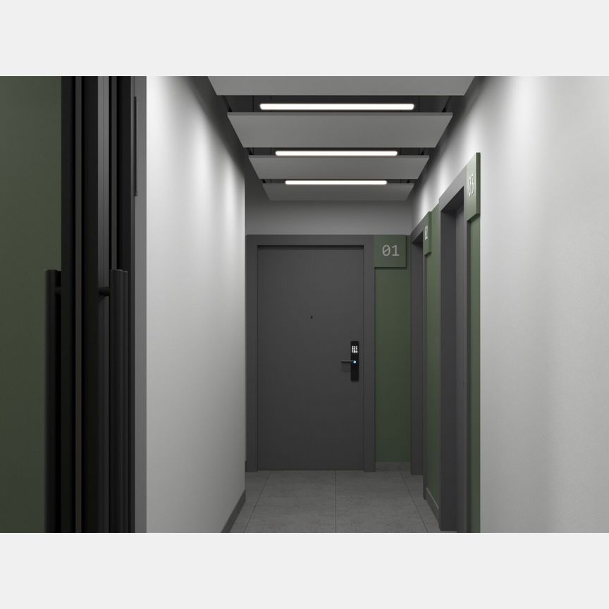 2-к. квартира, 58,8 м², 4/12 эт.
