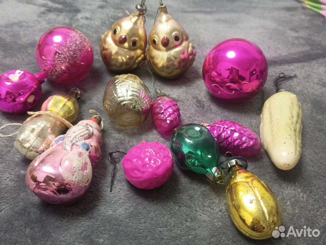 Старые ёлочные игрушки