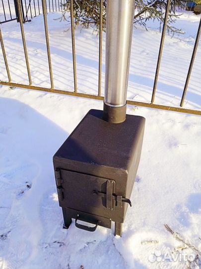 Мини печь для палатки