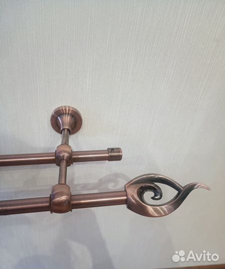 Карниз двухрядный для штор 260 см