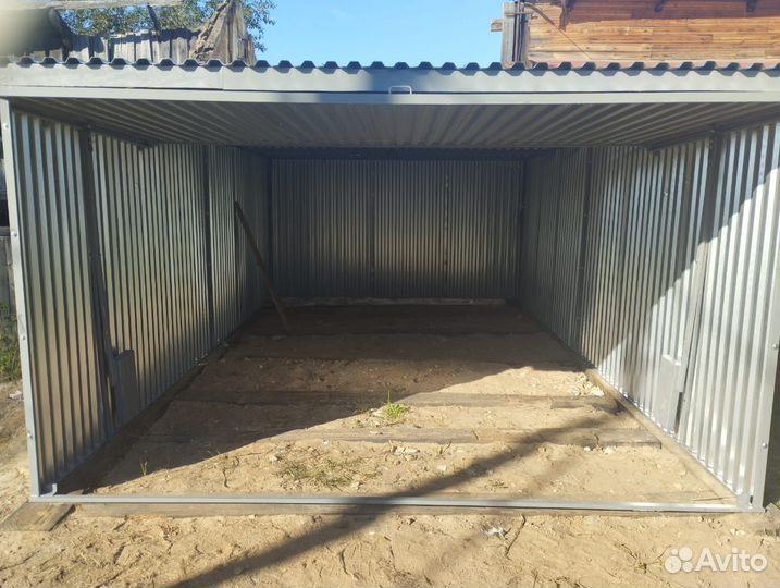 Гараж -пенал оцинкованный