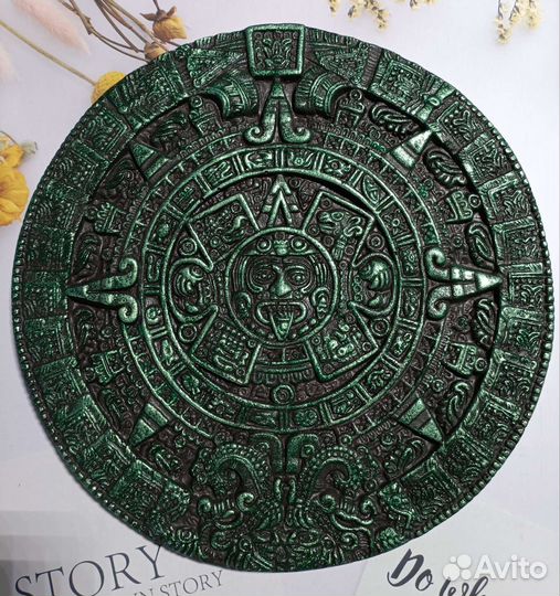 Панно барельеф на стену календарь Майя