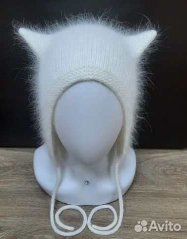 Женский чепчик с ушками весна В наличии