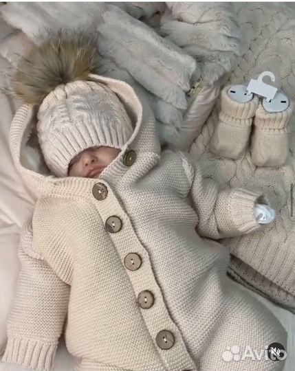 Конверт на выписку для девочки осень зима