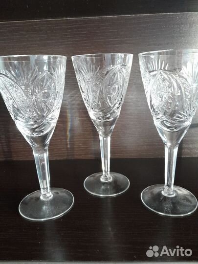 Хрустальные фужеры СССР