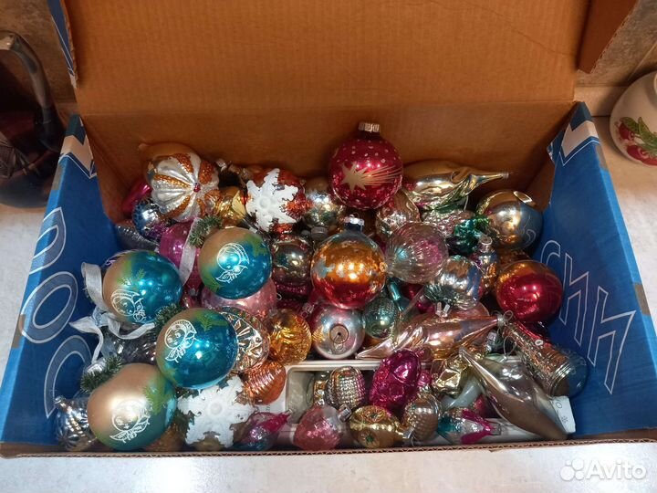 Винтажные ёлочные игрушки