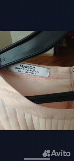 Плиссированное платье Mango