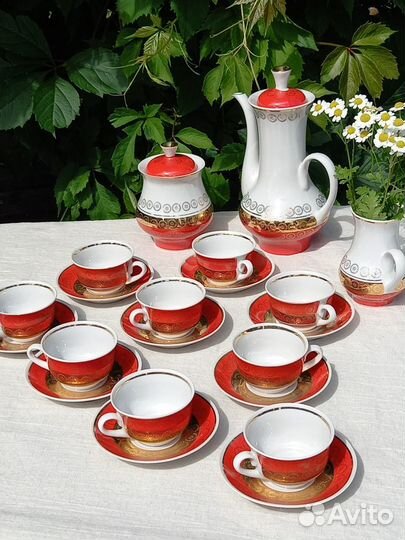 Кофейный сервиз СССР / Бориславский фарфор