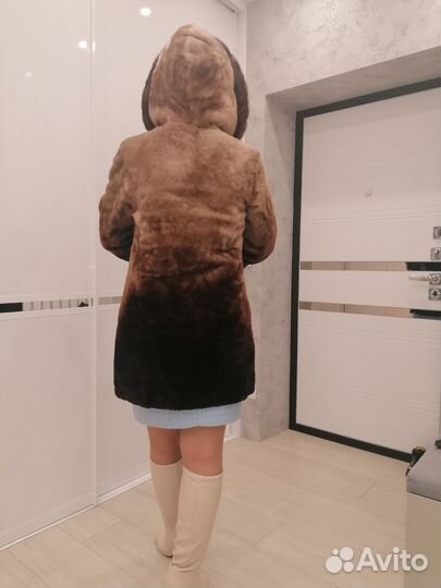Шуба мутоновая 44 размер