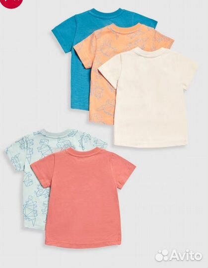 Набор футболок 5 шт mothercare 92 98 104