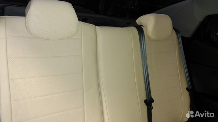 Авточехлы и Эваковрики бежевые Хёндай Солярис