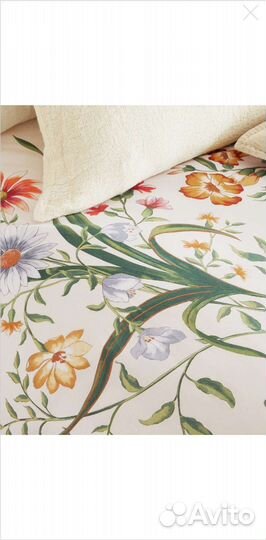 Постельное белье Zara home цветы