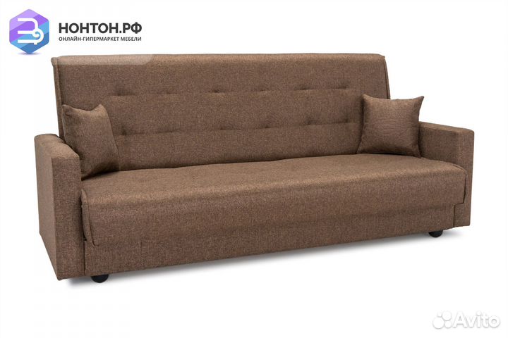 Диван книжка Лондон-2 коричневый