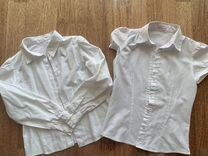 Школьные рубашки для девочки 11 шт, р-р 140-146