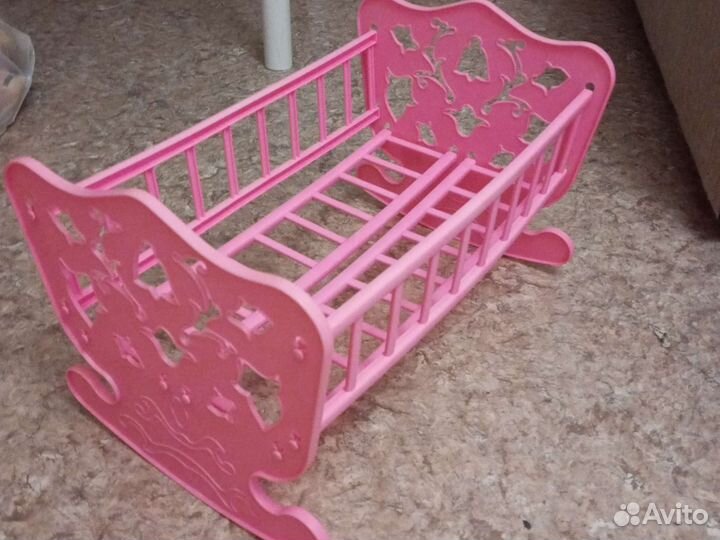 Кровать для кукол, переноска для кукол