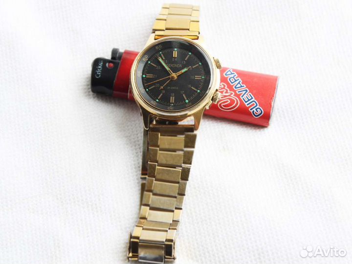 Мужские наручные часы c будильником Sekonda СССР