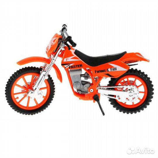 Машина Технопарк металл Кроссбайк 11,5 см подвижны