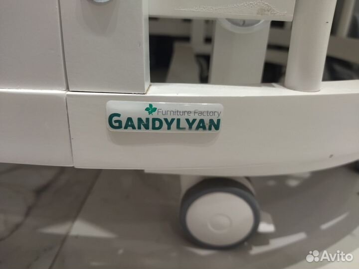 Детская люлька колыбель на колесах, пел.стол