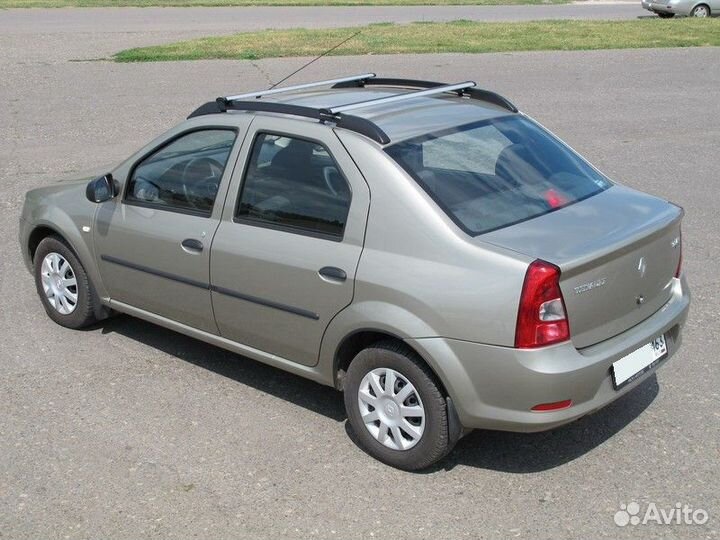 Рейлинги крыши Renault Logan 1 2004-2013