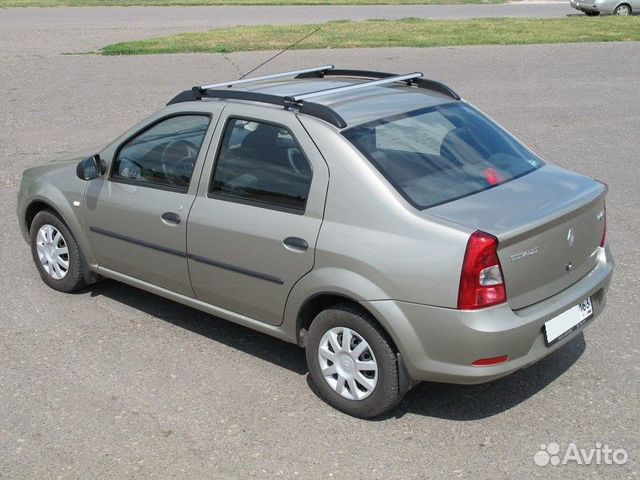 Рейлинги крыши Renault Logan 1 2004-2013