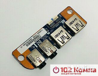 Доп. плата с USB + Audio разъемами ноутбука Toshib