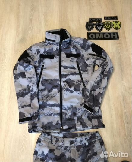 Демисезонный костюм мох 2 (softshell)