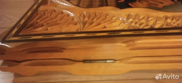 Нарды ручной работы дерево, карты, домино