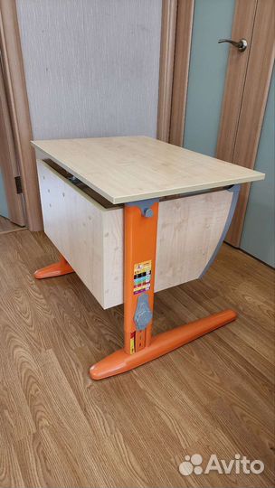 Детская растущая парта со стулом деми +органайзеры