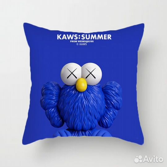 Наволочка Bearbrick kaws supreme 45*45/50*50/60*60