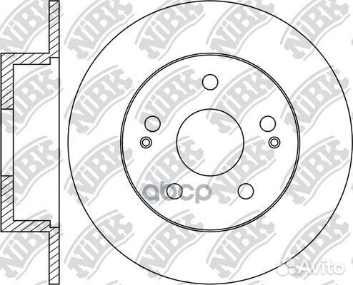 Диски торм.зад.ssangyong NEW Actyon (Korando C)