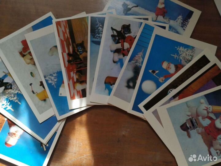 Набор открыток,С новым годом,чистые