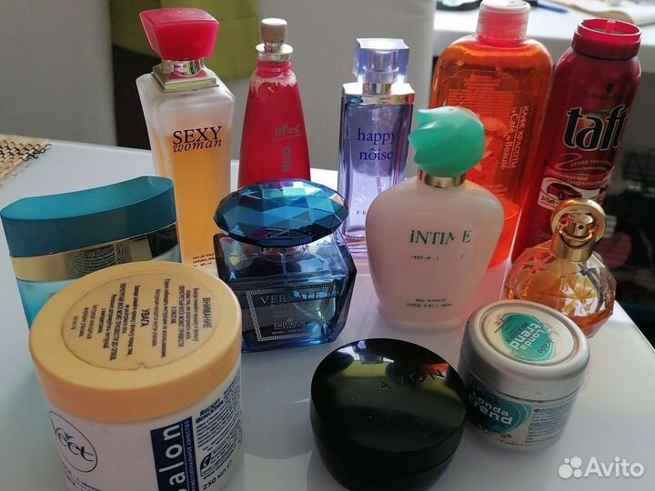 Духи, туалет. вода, воск, румяна, тоник