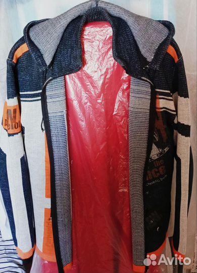 Худи мужское теплое