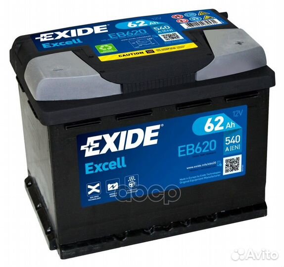 Аккумулятор EB620 exide