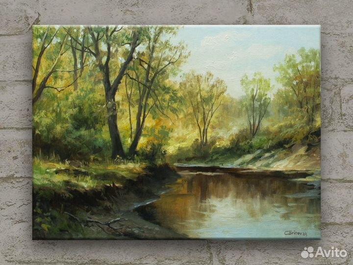 Картина маслом на холсте пейзаж