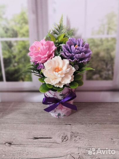 Букет из мыла