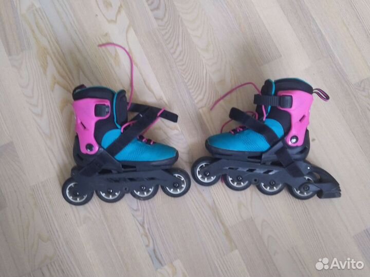 Роликовые коньки детские раздвижные