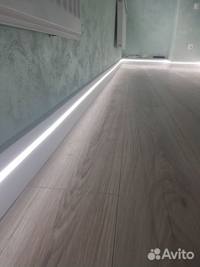 Установка любого плинтуса (мдф, дюрополимер и т.д)