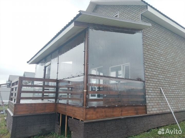 Мягкие пвх окна на беседку