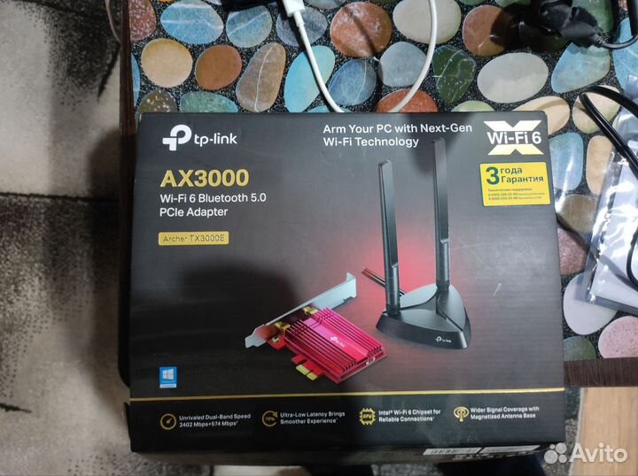 Wi-Fi адаптер + Bluetooth TP-link Archer TX3000E