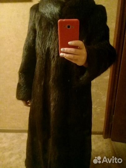 Шуба из меха нутрии