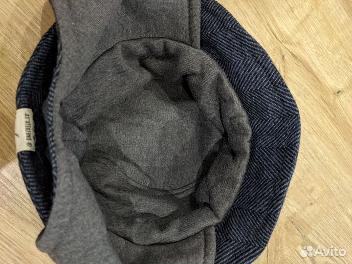 Шапка панамка с ушками гнездышко