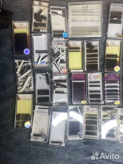 Ресницы для наращивания бу