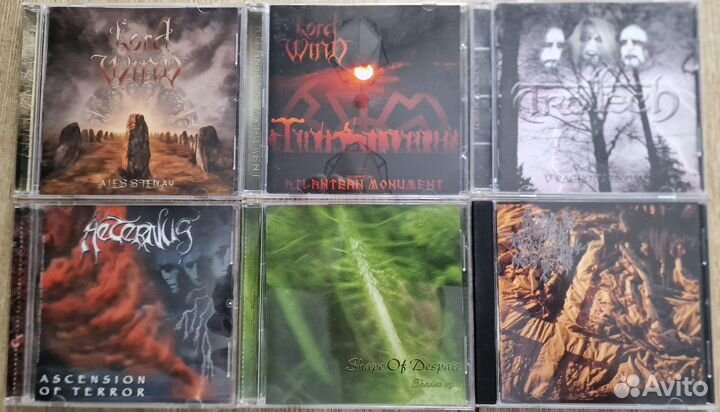 Компакт диски лицензия Metal, Black, Dark Electro