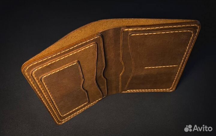 Докхолдер для автодокументов - натуральная кожа